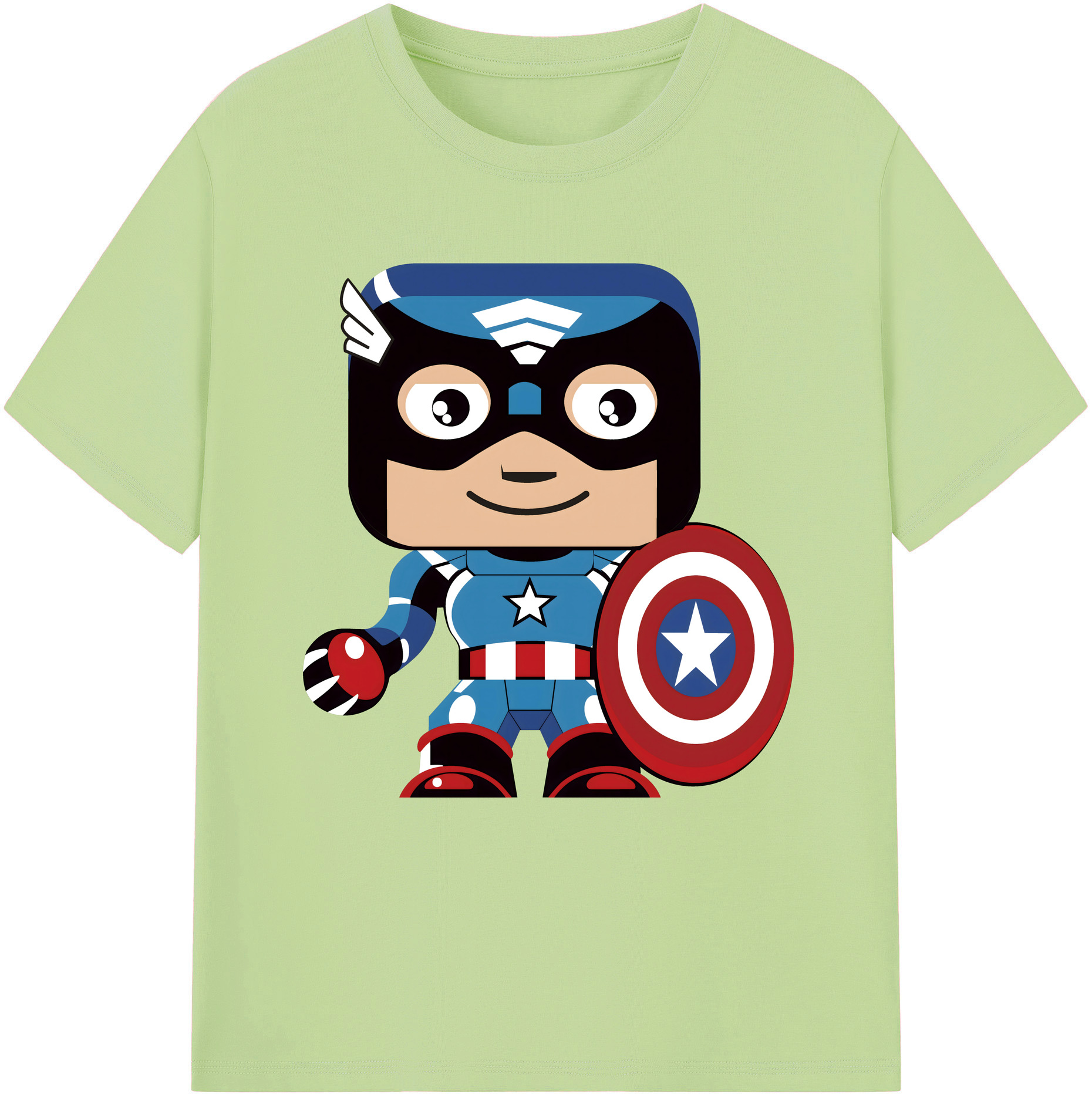 （画像用） アベンジャーズ The Avengers 綿100％半袖Tシャツ（フロントプリント）